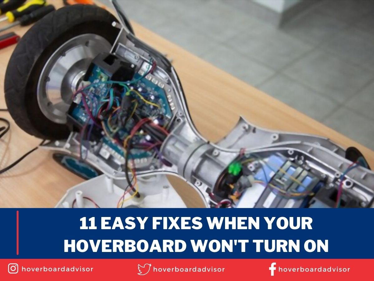 11 Easy Fixes When Your Hoverboard Won't Turn On