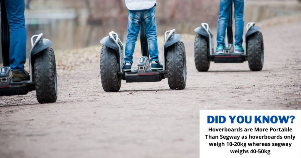 Hoverboards are More Portable Than Segway