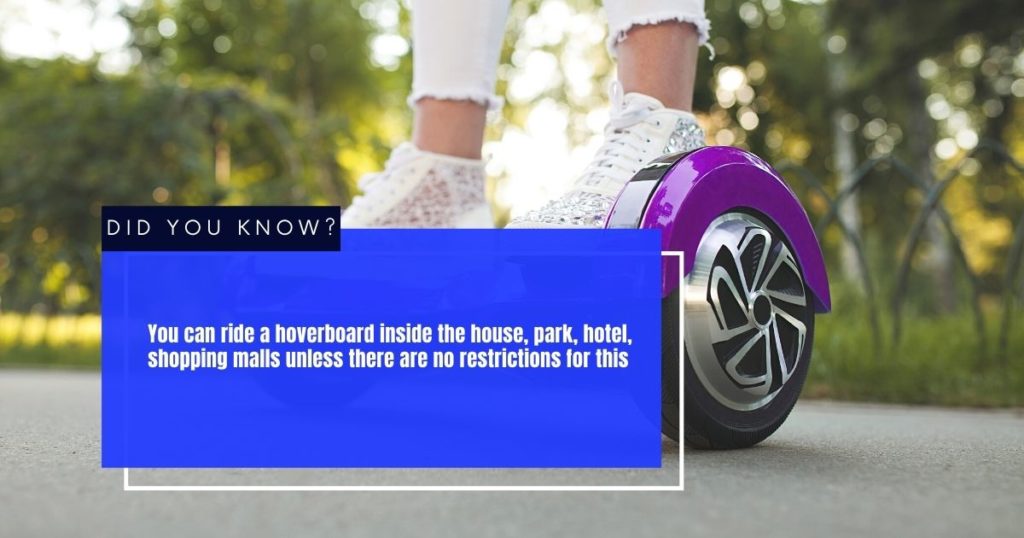 where can you ride the hoverboard