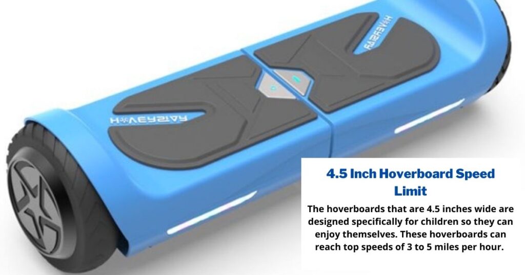 4.5 Inch Hoverboard Speed Limit