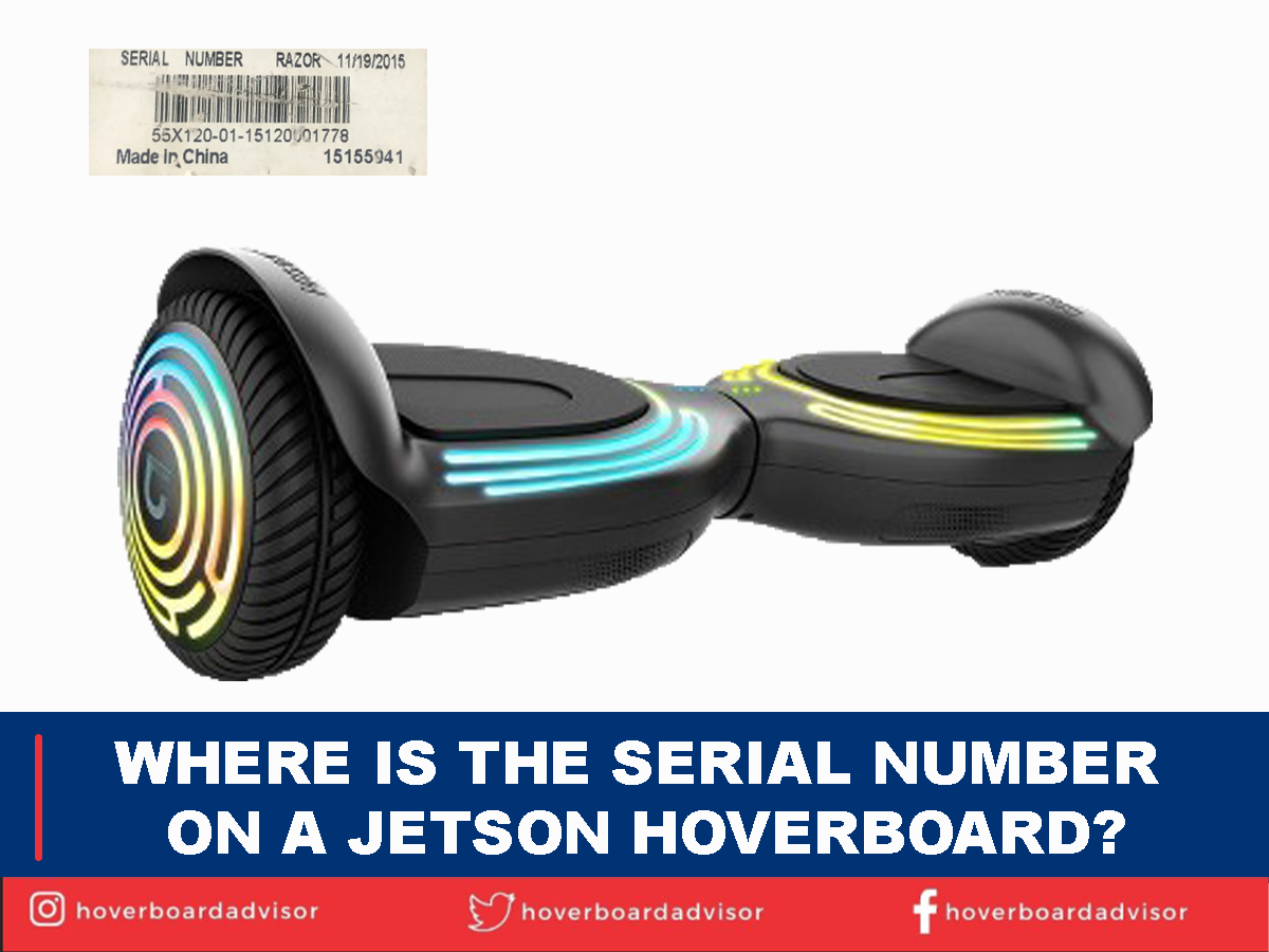 where is the serial number on a jetson hoverboard