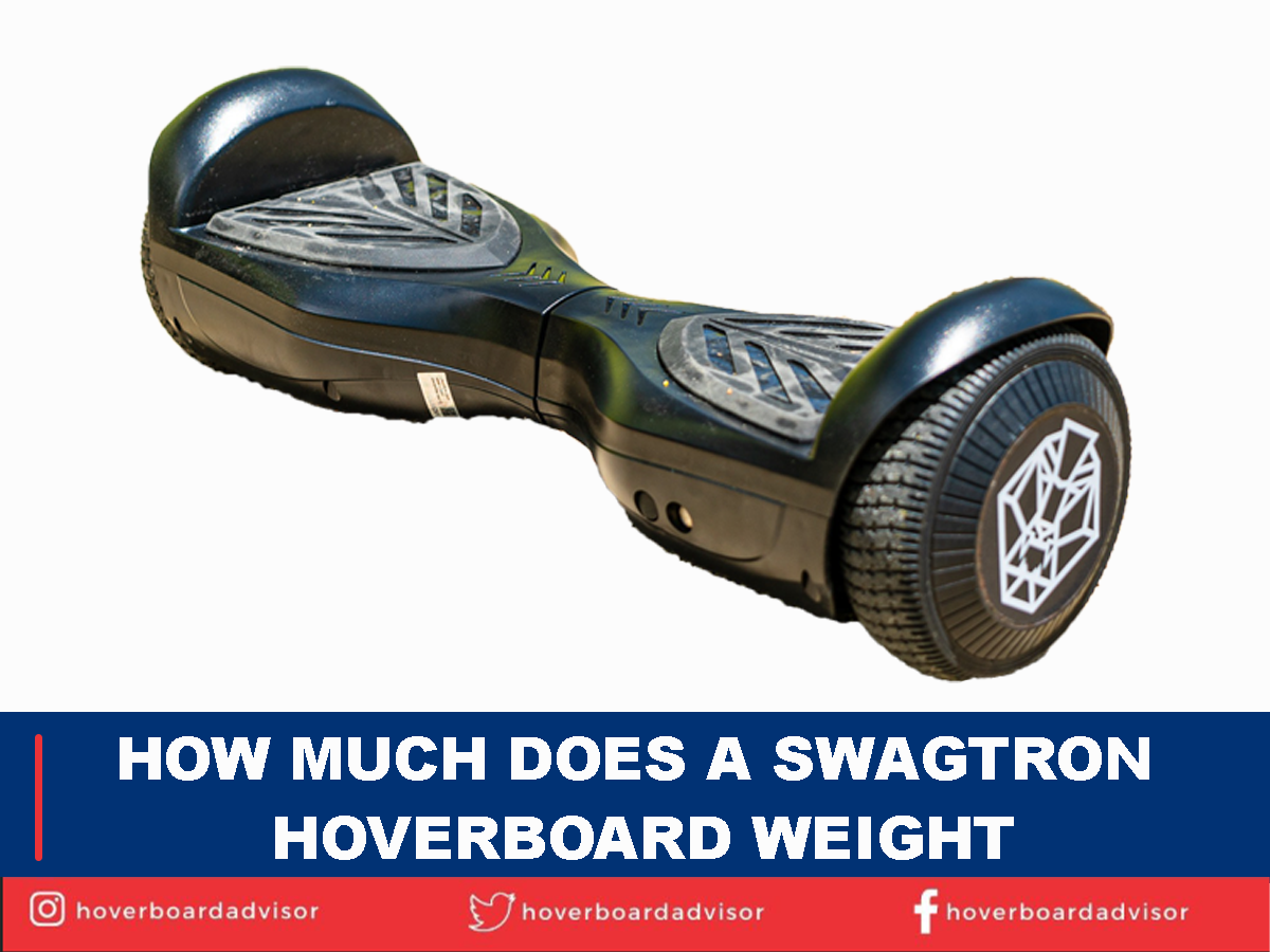 How much does a Swagtron hoverboard weigh?